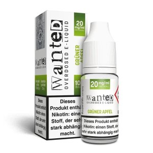 Wanted grüner Apfel 20 mg NIC SALT - Steuerware